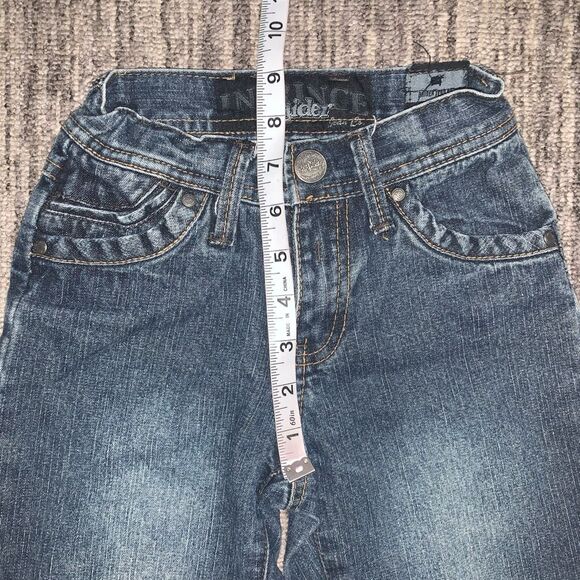 Vintage Infringe Raider Jeans CO Toddler Boys 4T‎ Dark Wash Embroidered Jeans - Picture 7 of 8